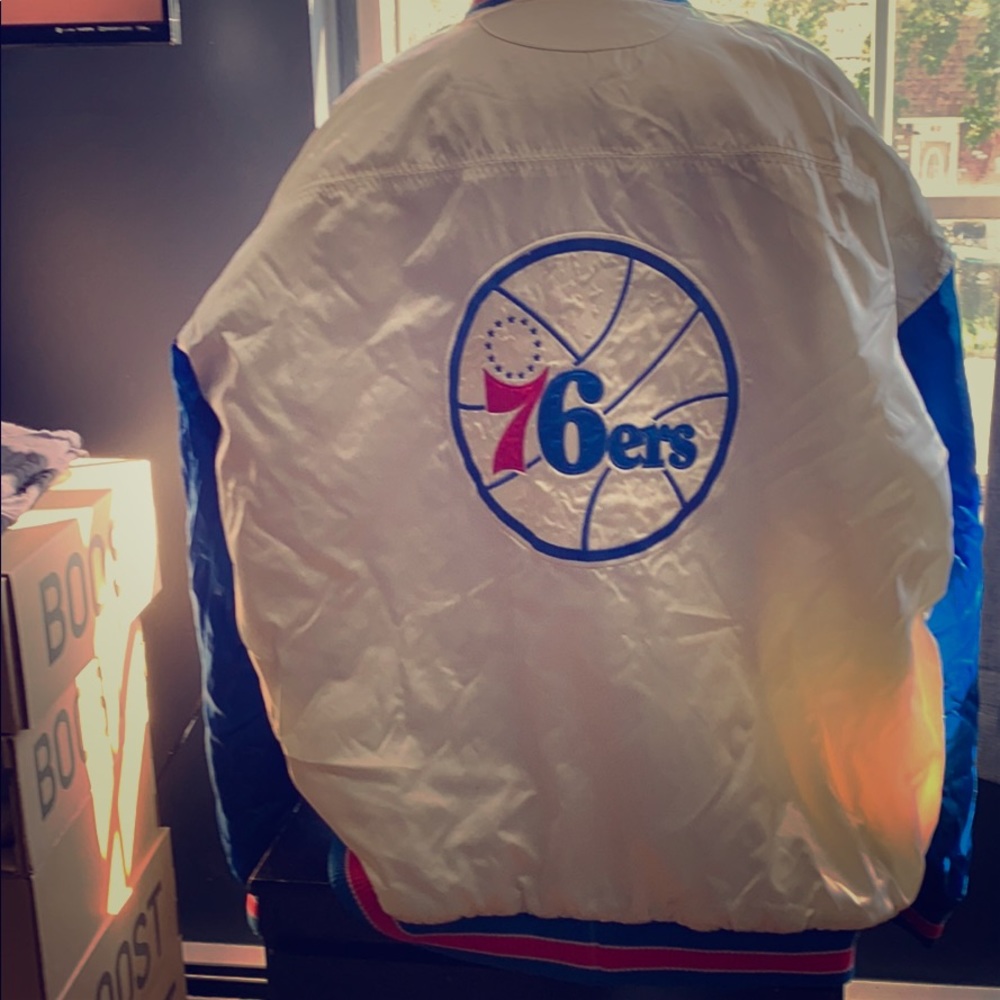 76ers spring jacket